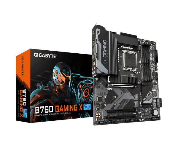 לוח למעבדי אינטל Gigabyte B760 Gaming X DDR5 ATX LGA1700